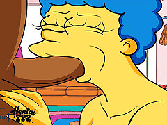 HOMER IS CHEATED MARGE FUCKS CARL CARTOON PORN