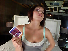 Fresh pussy Katie Michaels a whore with dark hair gets her