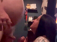 My beautiful wife sucking me dry