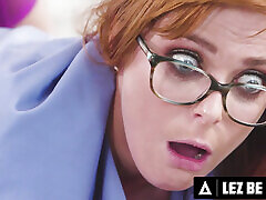 LEZ BE BAD - Hot Redhead Penny Pax&039;s PUSSY & ANAL FISTING Drive Horny Adriana Chechik WILD