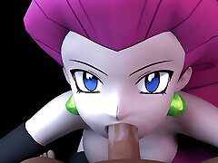 Jessie From Team Rocket Sucks Dick in POV - Pokemon Parody