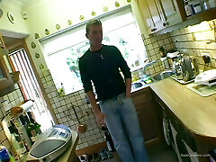 Couple Make a Cup of Tea While Having nicole aniston and in the Kitchen