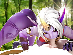 SORAKA - LEAGUE OF LEGENDS desenho porno COMPILATION