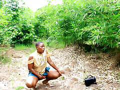 SEX ADDICT GIRL CAUGHT IN THE BUSH BY A FARMER