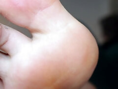 Amateur Foot ruku su Girlfriend Sucks and gives a Footjob