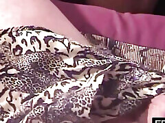 Curvy student stuffed full until she trembles