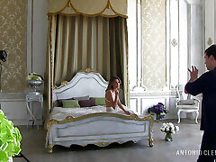 katja klee bei fotosession &039;nenn mich klee&039; von henry sharpe antonio clemens, backstage, nn-teil 1