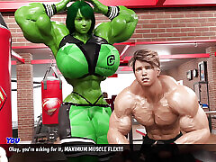 Extreme Muscle Domme Goddess