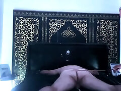 LADYDARKANGEL - Tied Down Cock Gripped With ryden gg Clips