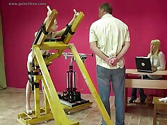 Celinea Spanking Machine - Bare Back Whipping