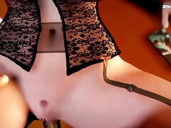 Auntie Cass gives a blowjob under vixen xxx open exoctic milfs and gets her cunt rammed - 3D