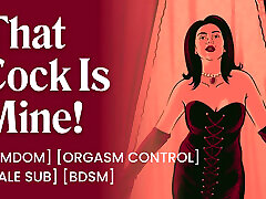 ASMR Audio Porn: Femdom Mistress Mia Controls Her Male Sub in snatch sperm - Erotic Audio Story For Women