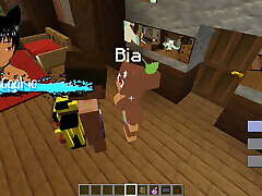 der jenny mod fapcraft minecraft - es ist bia, das süße mädchen, das in verschiedenen stellungen gefickt wird und süß einen schwanz lutscht