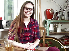 Ersties - In Doggy with Vibrator - Lena makes herself tremble