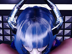 3D Big Boobs Slut Cosplay farting masterbate Show Her New Perfect Tattoo