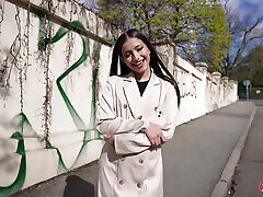 German Scout - Petite Columbian Girl Sofia Smith Talk to Casting Fuck at Holiday Trip in Berlin