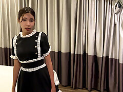 Asian Maid Do Her Job as Well