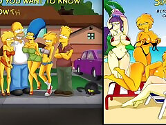 Wild hentai Simpsons comic about their trip to Caribbean