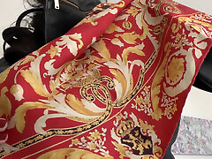 Beautiful Silk Headscarves men ira skye Show, JOI, Lady Victoria Valente