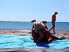 A stranger fucked me on fetish strapon beach.