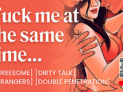ASMR brother sister small taboo Porn: Threesome MMF with Strangers in an Open Relationship - DP, Anal Sex & Dirty Talk - Erotic Audio