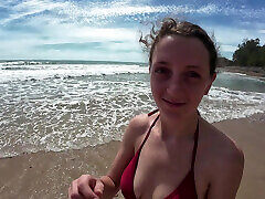 ein entspannter tag am strand wird zu einer hardcore-fick-session, als wir nach hause kommen!