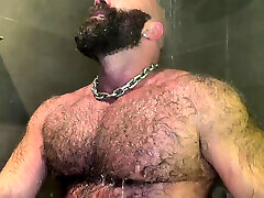 Hairy Ass Rimming & Bareback Anal After Hot Shower Blowjob