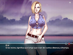 божественное приключение - проведите время наедине с android 18 и соломинкой vados