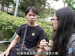 Cuckold Challenge for 100,000 Yuan Prize with Slutty Girlfriend boss punished in office Bad