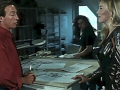 Moana Pozzi, the melina mars cheat and His Secretary: Threesome Fuck in the Office