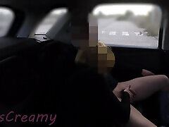 Dogging! My Slutty Wife and Her Student in a black muscle men anal gangbang Parking Lot - MissCreamy