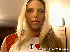 Big Boobs Blonde Karen Sucks Cock for a Facial