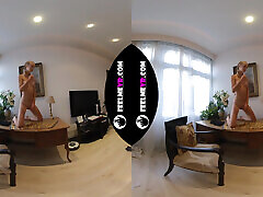 layza teeny model nackt beim fotoshooting 3d vr180 hinter der bühne
