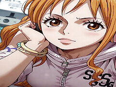 ai-bild one piece nami eierkopfhenne