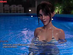 Summer Heat Ep05 by Naughty Fox Games - Two Hot Girls in Bikini Kissing Lucky Dude