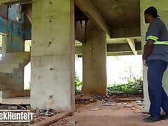 In construction playing with my big ass