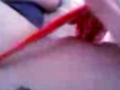 Exploring my pussy for the brazilian gang bang anal time