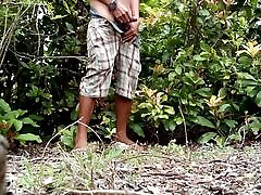Wanking out into the woods 14April2014