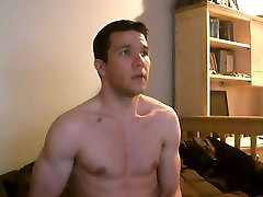 hot muscular boy jacks off