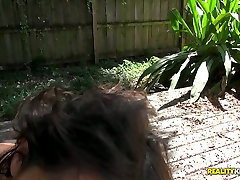 Brunette chick pool big boobspov gets hammered on POV camera in doggy style