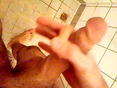Jack off in the shower. Hot cum. huge coc. cumshot