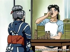 Hentai sex mit einem schüchternen Brünette