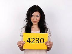 TSCHECHISCHE CASTING - Cute legal age teenager ESTER 4230