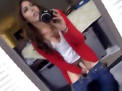 girl tapes herself in the santi mallu porn, while masturbating with a dildo.