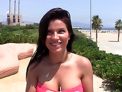 Hottie Hotty Rivas cant live without bouncing around on a large thick Ding-Dong