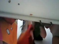 Spying on immature in the locker room