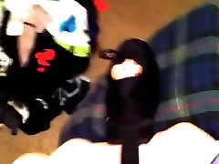 Gimp Grrl cums and gets a creampie POV