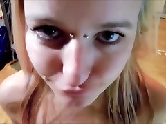 Cute Whore Drinks kolombian sexy Whilst Getting Throat Fucked!