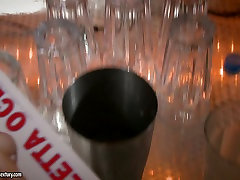 Aletta vs black aoi takamura gets drunk and naughty for a steamy sex with bartender