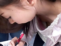 Japanese babe shows her busty hairy handjob on spy hidden cam